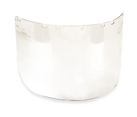 Clear faceshield visor