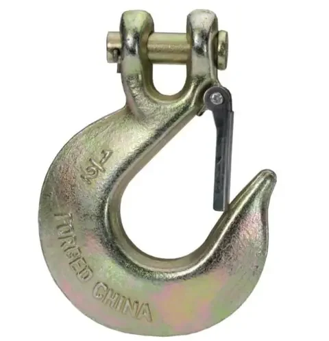 Clevis slip hook w/ latch G70 1/4
