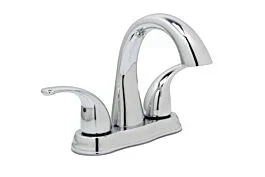 Clover Center Set Lavatory Faucet, Polished Chrome