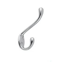 Coeval Heavy Duty Coat Hook5-15/32″ (139mm) in Brushed Chrome, ROKH732139BCH