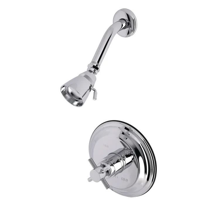 Concord Single-Handle Pressure Balanced Shower Faucet – Trim Only – Polished Chrome