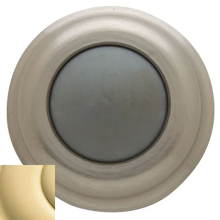 Convex Wall Bumper Unlacquered Brass Finish – Baldwin Estate
