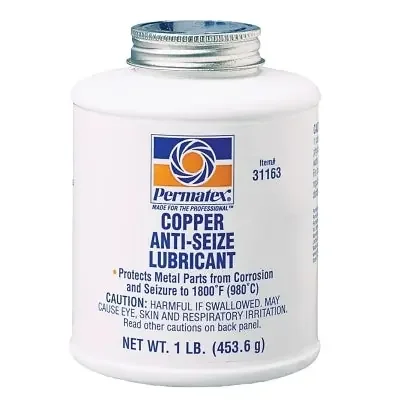 Copper Anti-Seize Lubricant, 16 oz Brush Top Bottle