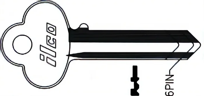 Corbin Key Blank 077-6-10 – Ilco Unican Corporation