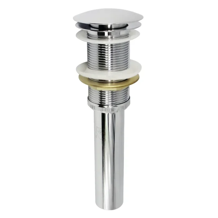 Coronet Push Pop-Up Bathroom Sink Drain – Polished Chrome by Kingston Brass