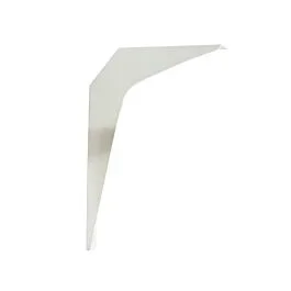 Countertop Workstation 5″ x 8″ White L Shaped Bracket, 500Lb Load Capacity