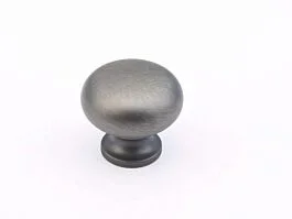 Country Aurora Bronze Round Kitchen Cabinet Drawer Knob, 1-1/4″ Diameter
