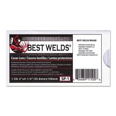 Cover Lens, Scratch/Static Resistant, 4-1/4 in x 2 in, 70% CR-39 Plastic