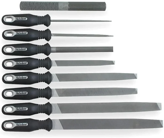 Crescent Nicholson 22030HNNN 9-PC ERGONOMIC HAND FILE SET