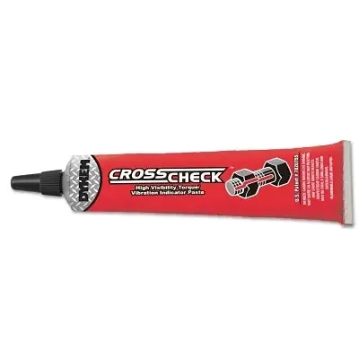 Cross Check Torque Seal Tamper-Proof Indicator Paste, 1 oz, Tube, Red, 24 EA/CA