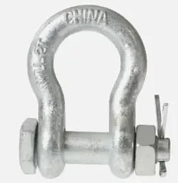 CS BOLT TYPE ANCHOR SHACKLE GALV 35 TON 2″
