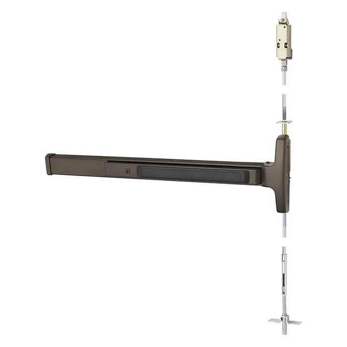 CVR Exit Device, Passage – Sargent Concealed Vertical Rod Exit Devices