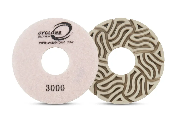Cyclone Ultra Flat Edge Wheel 5″ 3000 Grit QRS