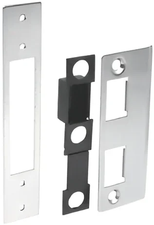 Deadlatch Strike Replacement Set for MS Deadlock – Brushed Stainless