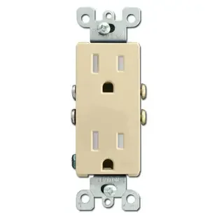 Decora Electric Outlet Tamper Resistant 15A – Ivory