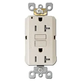 Decora GFCI Sockets 20A Tamper Resistant – Light Almond