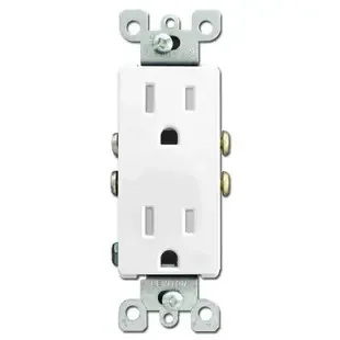 Decora Outlet Receptacle 15A Tamper Resistant – White