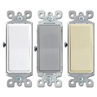 Decora Rocker Single Pole Light Switches Leviton 5601