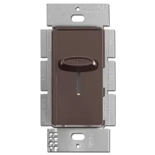 Decorator Brown Fan Control Switch 3-Speed Lutron Skylark