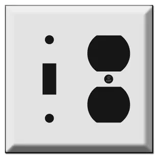 Deep Beveled Toggle Outlet Wall Switch Plate Covers