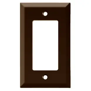 Deep Raised 1-Decora Switch or Outlet Cover – Brown