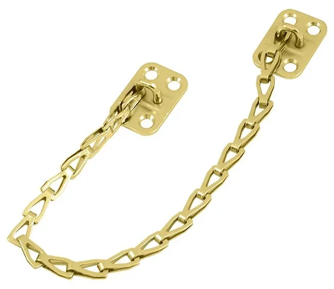 Deltana 12″ Long Polished Brass Transom Chain – Architectural Hardware