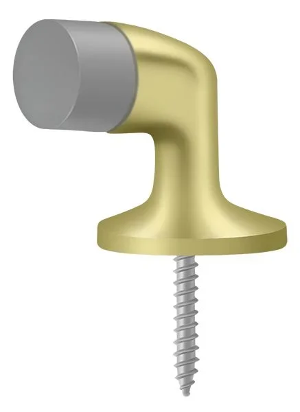 Deltana Floor Door Bumper 1-3/8″ – Solid Brass, Polished Brass Finish