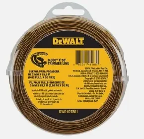 DEWALT 0.080″ x 50‘ REPLACEMENT LINE FOR CORDLESS STRING TRIMMERS