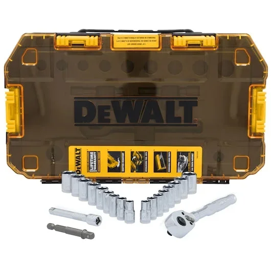 DEWALT 20 PC. TOUGHSERIES™ TOUGH BOX 1/4″ Drive Mechanic’s Tool Set