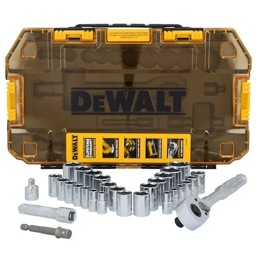 DEWALT 30 PC. TOUGHSERIES™ TOUGH BOX 3/8″ Drive Mechanic’s Tool Set