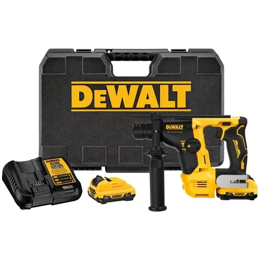 DEWALT XTREME™ 12V MAX* 9/16 in. Brushless Cordless SDS PLUS Rotary Hammer Kit
