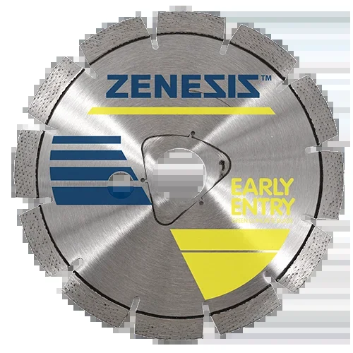 DIAMOND VANTAGE ZENESIS™ Z550 Yellow Green Concrete Blades