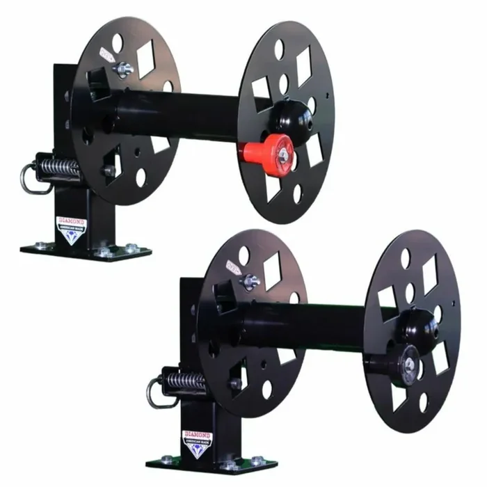 Diamond Welding Lead Reel – Fixed Base, Set of Two