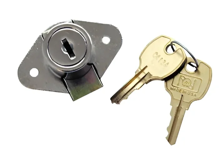 DiscDeadBolt DrawerLock 7/8 Matte Nickel – NATIONAL LOCK