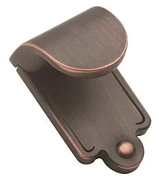 DISCONTINUED Amerock Inspirations Pull 1-7/8″ (48mm) Length,Oil-Rubbed Bronze Finger Pull / Handle