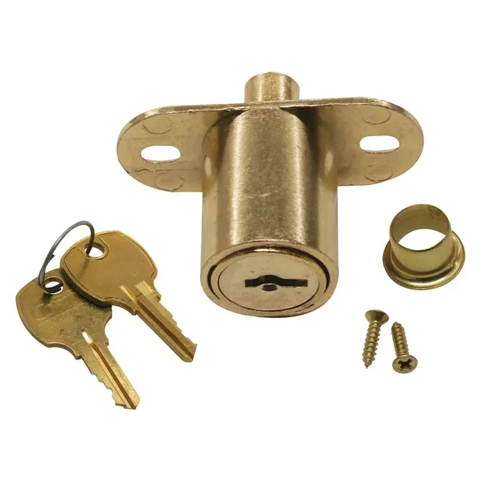 DiscTumbler Plunger Lock f/ 1″ Brass – National Lock