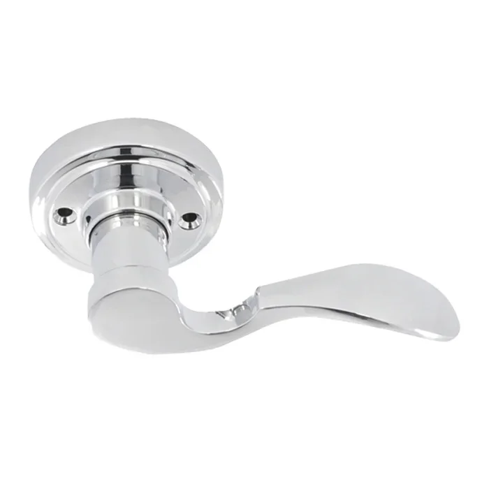 Dolores Park Lever, Chrome, Left Hand – BHP Decorative Functional Hardware