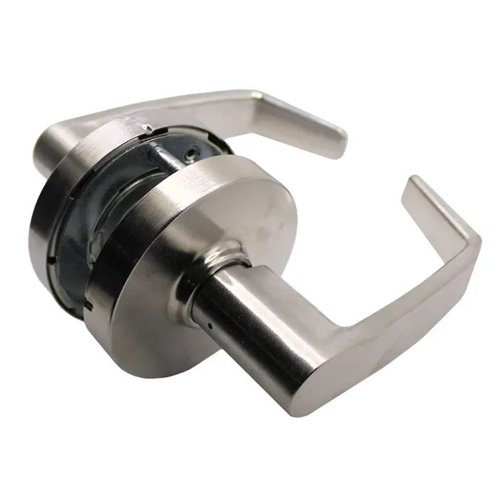 Double Dummy Lever Pull Grade 1 with L Lever and L Rose Satin Chrome Finish by Sargent