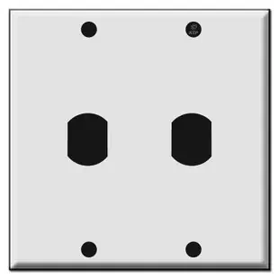 Double Vertical Switch Despard Wall Plate Covers