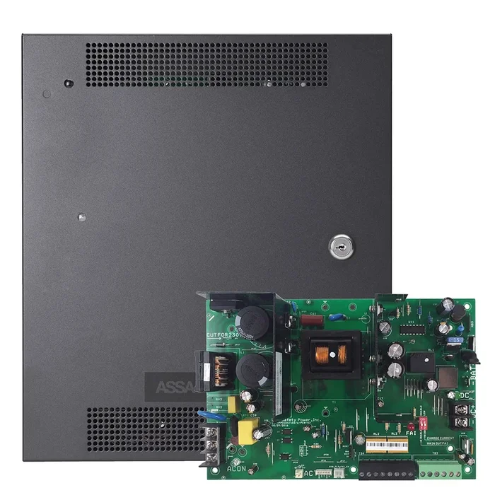Dual-Voltage Power Supply with Enclosure, 12/24VDC, 6 Amp – Securitron