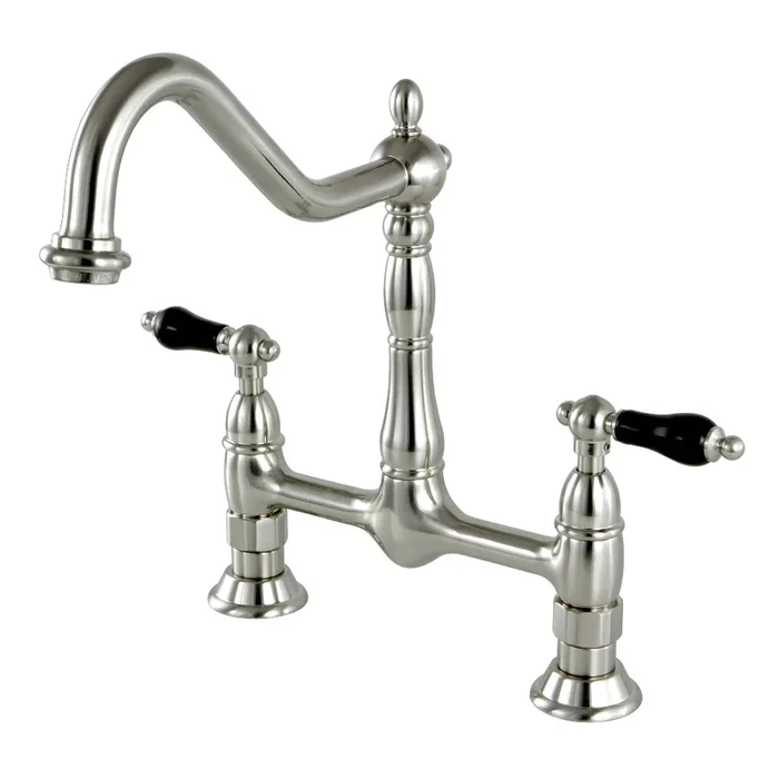 Duchess Bridge Kitchen Faucet, Brushed Nickel – Kingston Brass