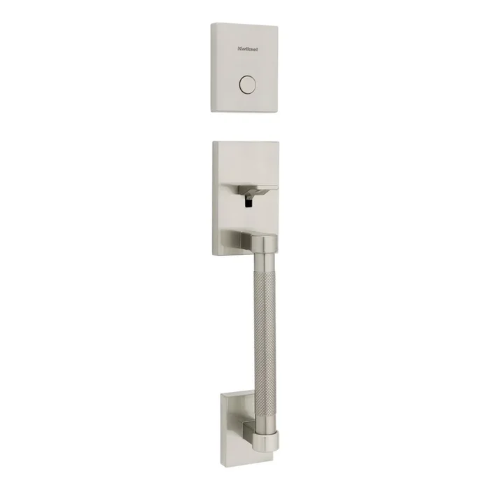 Dummy Prava Exterior Handleset Satin Nickel Finish by Kwikset