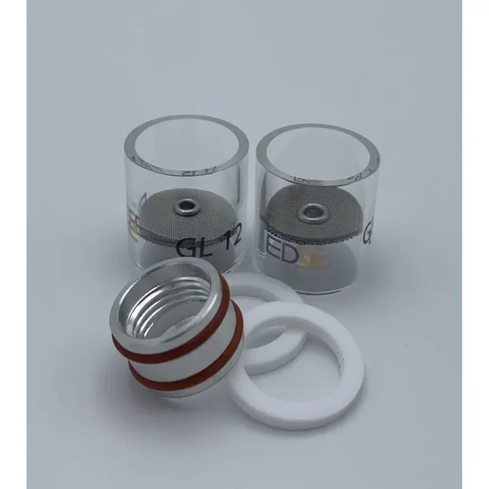 EDGE Pyrex Cup Set Gas Lens 12 Shorty With Diffuser