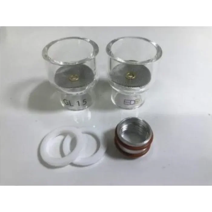 EDGE Size 15 Pyrex Cup Set Gas Lens 920 Series with EDGE Diffuser