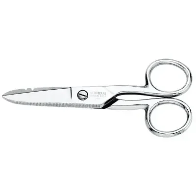 Electrician‘s Scissors, 5-1/4 in, Silver