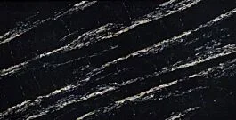 Elite Stone Quartz Polished 9′ x 3′ Prefab, 2cm Thickness, Obsidian