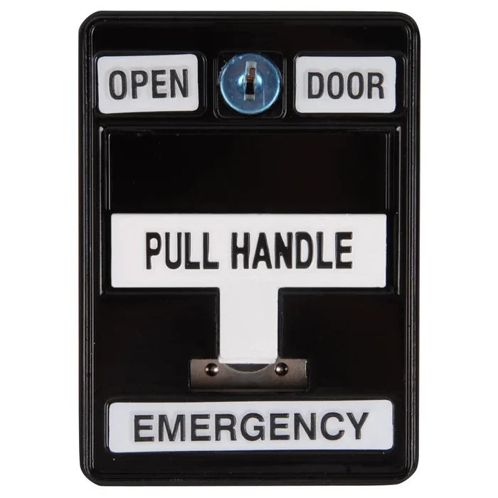 Emergency Pull Station – Black with Two SPDT Switches | Dortronics Systems, Inc.