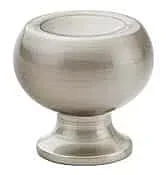 Emtek Atomic Satin Nickel Cabinet Hardware Knob 1-1/4″ Diameter