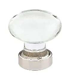 Emtek Hampton Polished Nickel Cabinet Hardware Knob 1-1/4″ Diameter