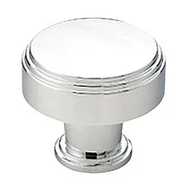 Emtek Newport Polished Chrome Cabinet Hardware Knob 1-5/8″ Diameter